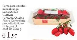 Conad Pomodoro cocktail mini oblungo Sapori&Idee CONAD offerta