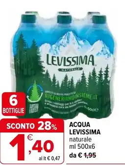 Iperal Acqua LEVISSIMA offerta