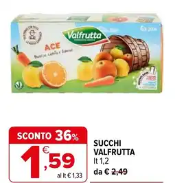 Iperal Succhi VALFRUTTA offerta