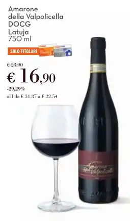 Conad Amarone della Valpolicella DOCG Latuja offerta