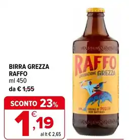 Iperal Birra grezza RAFFO offerta