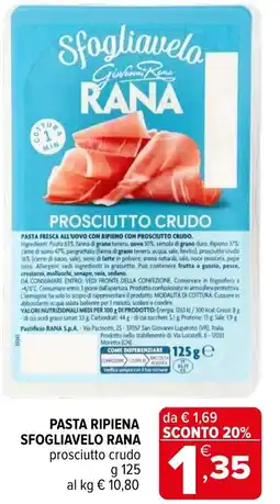 Iperal Pasta ripiena SFOGLIAVELO RANA offerta