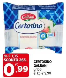 Iperal Certosino GALBANI offerta