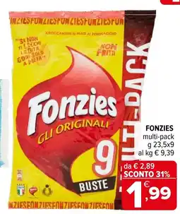 Iperal FONZIES multi-pack offerta