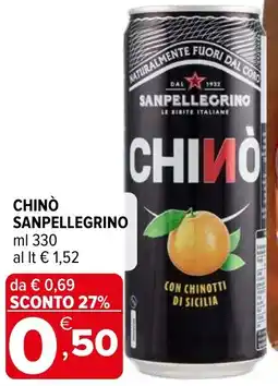 Iperal Chinò SANPELLEGRINO offerta