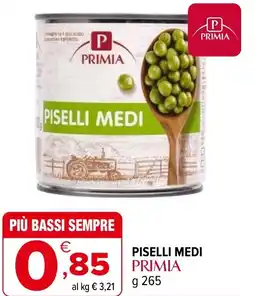 Iperal Piselli medi PRIMIA offerta
