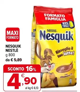 Iperal Nesquik NESTLÈ offerta