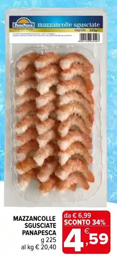 Iperal Mazzancolle sgusciate PANAPESCA offerta