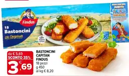 Iperal Bastoncini CAPITAN FINDUS 18 pezzi offerta