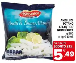 Iperal Anelli di totano atlantico NORIBÉRICA offerta