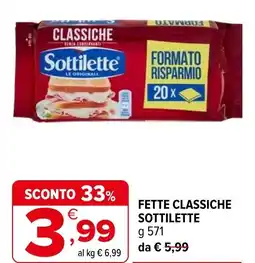 Iperal Fette classiche SOTTILETTE offerta