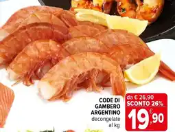 Iperal Code di gambero argentino offerta
