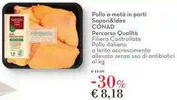 Conad Pollo a metà in parti Sapori&Idee CONAD Percorso Qualità offerta