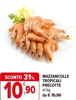 Iperal Mazzancolle tropicali precotte offerta
