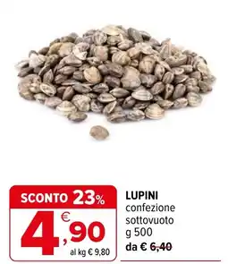 Iperal Lupini confezione sottovuoto offerta