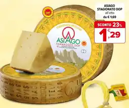 Iperal Asiago stagionato DOP offerta