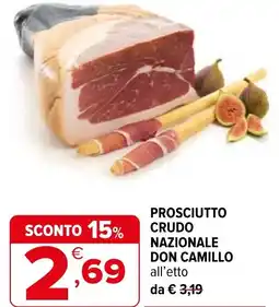 Iperal Prosciutto crudo nazionale DON CAMILLO offerta