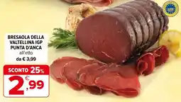 Iperal Bresaola della valtellina igp punta d'anca offerta