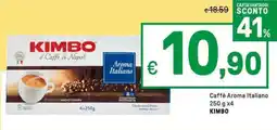 Iper La Grande Caffè Aroma Italiano KIMBO offerta