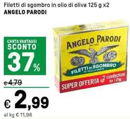 Iper La Grande Filetti di sgombro in olio di oliva ANGELO PARODI offerta