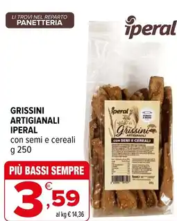 Iperal Grissini artigianali IPERAL offerta