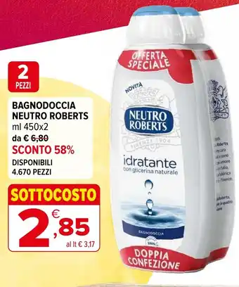 Iperal Bagnodoccia NEUTRO ROBERTS offerta