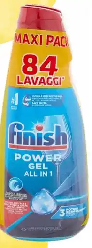 Iperal Detersivo lavastoviglie finish POWER GEL offerta
