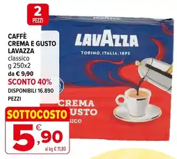 Iperal Caffè crema e gusto LAVAZZA offerta