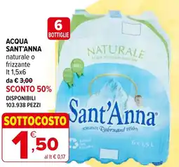 Iperal Acqua SANT'ANNA offerta