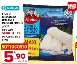 Iperal Fior di merluzzo d'alaska CAPITAN FINDUS offerta