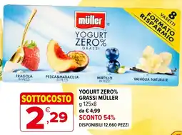 Iperal Yogurt zero% grassi MÜLLER offerta