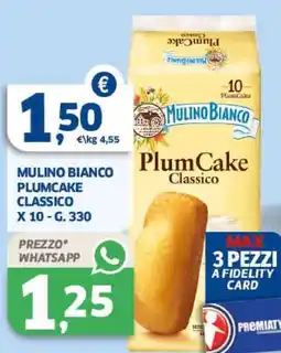 Sigma Mulino bianco plumcake classico x 10 offerta