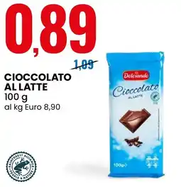 Eurospin Dolciando cioccolato al latte offerta