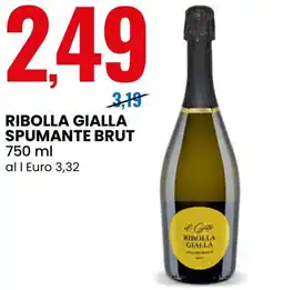 Eurospin Ribolla gialla spumante brut offerta