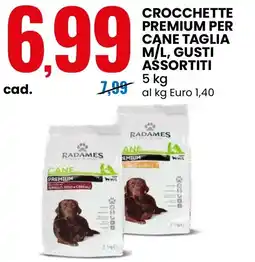 Eurospin Radames crocchette premium per cane offerta