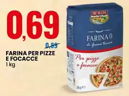 Eurospin Tre mulini farina per pizze e focacce offerta