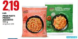 Eurospin Tre mulini primi piatti pronti offerta