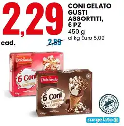 Eurospin Dolciando coni gelato offerta