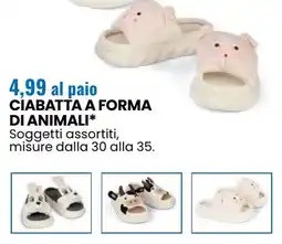 Eurospin Ciabatta a forma di animali offerta