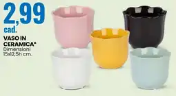 Eurospin Vaso in ceramica offerta
