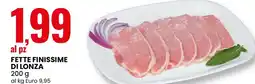 Eurospin Fette finissime di lonza offerta