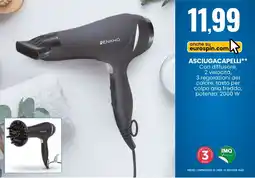 Eurospin Enkho asciugacapelli offerta