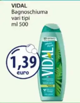 Acqua & Sapone Vidal Bagnoschiuma offerta