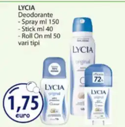 Acqua & Sapone LYCIA Deodorante offerta