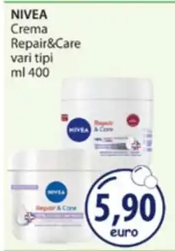 Acqua & Sapone Nivea Crema Repair & Care offerta