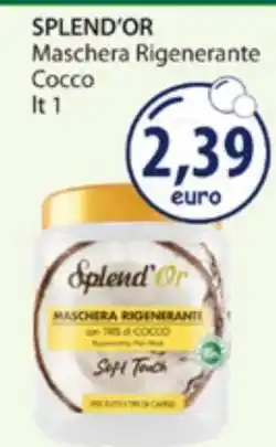 Acqua & Sapone SPLEND'OR Maschera Rigenerante Cocco offerta