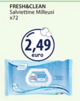 Acqua & Sapone FRESH&CLEAN Salviettine Milleusi x72 offerta
