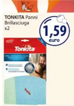 Acqua & Sapone TONKITA Panni Brillasciuga x2 offerta