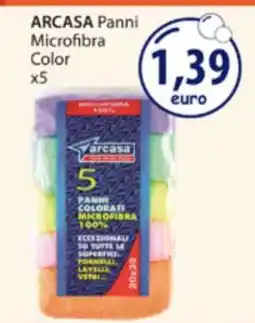 Acqua & Sapone ARCASA Panni Microfibra Color x5 offerta