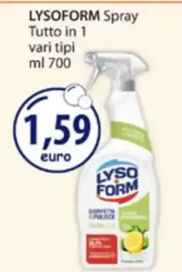 Acqua & Sapone Lysoform Spray offerta